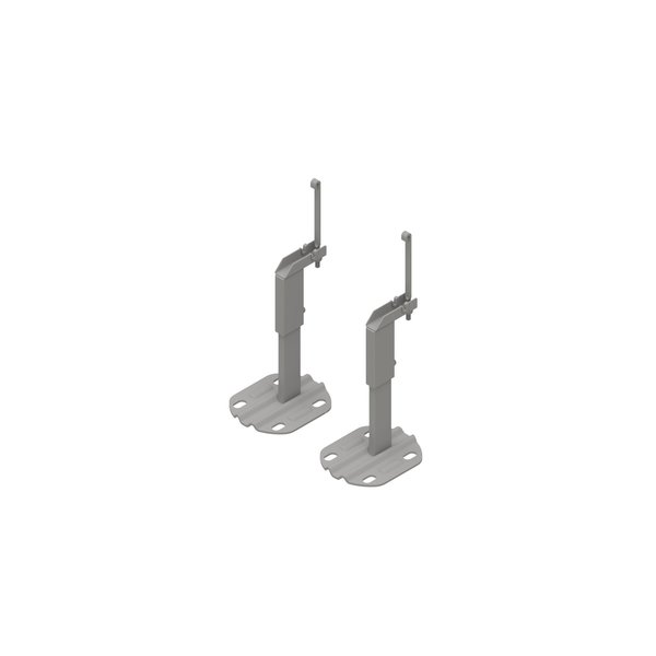Zestaw wsporników Kermi Unterstützungskonsolen-Set für senkrechte Flachheizkörper Typ 20-22