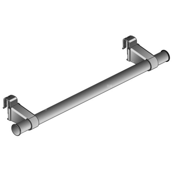 Długość wieszaka na ręczniki Kermi 600 mm, powierzchnia biała