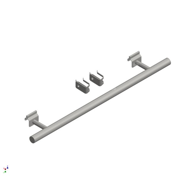 Kermi wieszak na ręczn. grzejn. płytowe długość 400 mm, chromowy