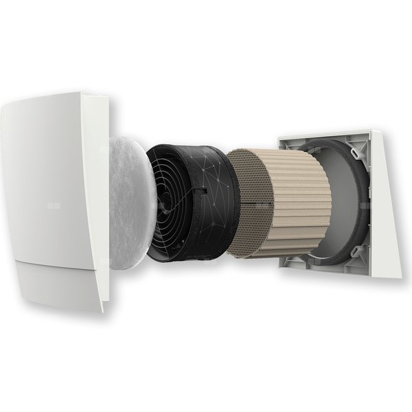 Kermi®x-well®D13 Rekuperator decentralny, zestaw startowy, bez osłon, rur montażow