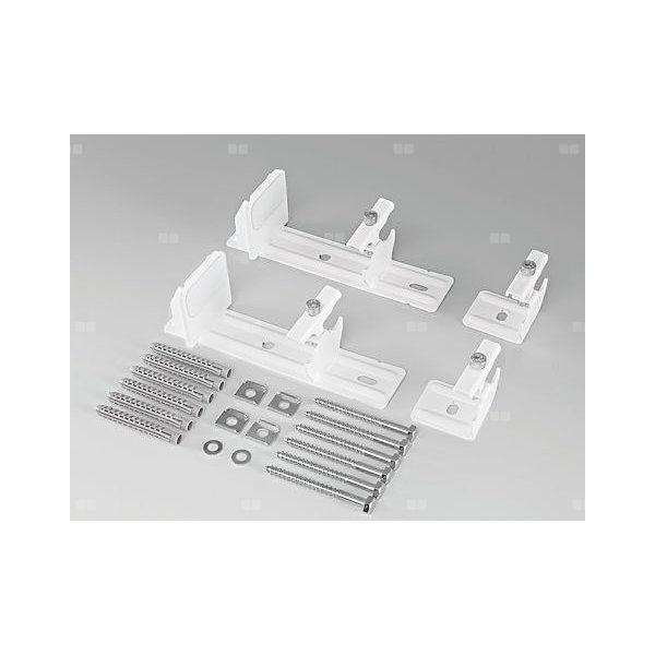 Zestaw do szybkiego montażu 2-tlg. RAL9016