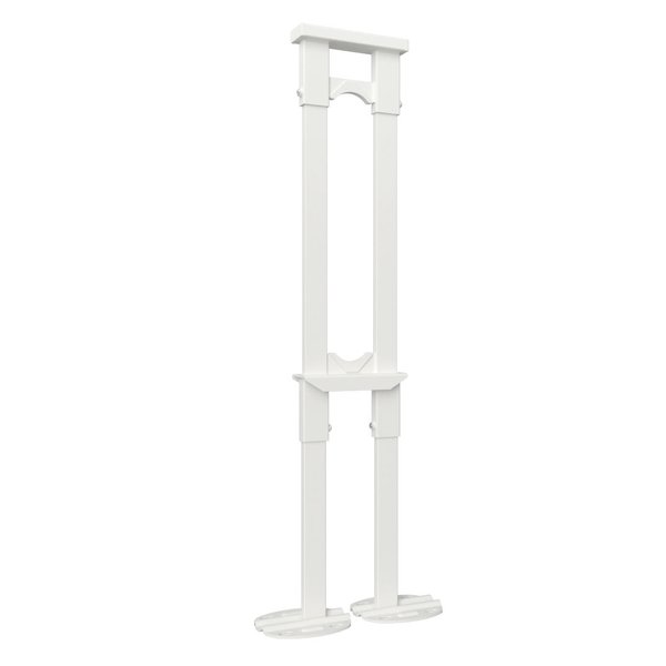 KERMI Konsola ławkowa, Cynkowana niemalowana, do wys. 180-350 mm