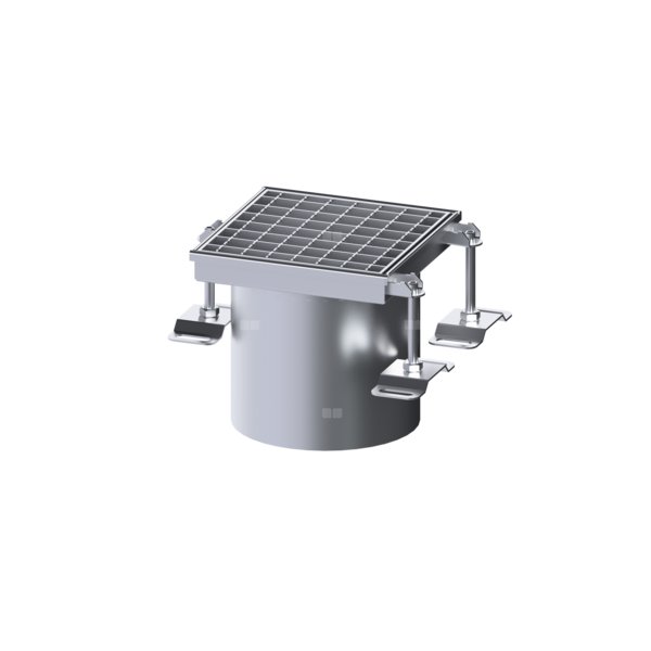 Nasada Ferrofix 185, 206x206, ruszt kratowy M125, bez kołnierza