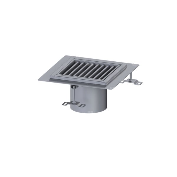 Nasada Ferrofix 185, 300x300, ruszt drabinkowy M125, kołnierz 15mm do uszczelnień płynnych