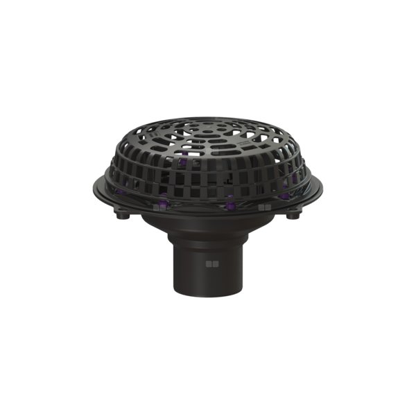 Wpust dachowy Ecoguss, z jednym poziomem uszczelnienia, DN100, system200