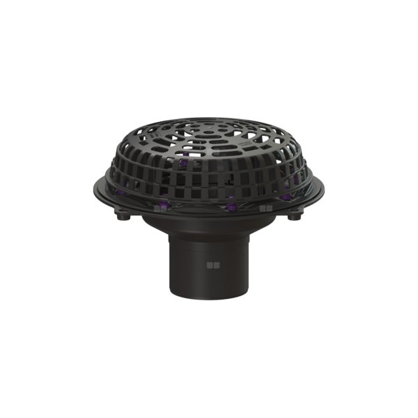 Wpust dachowy Ecoguss, z jednym poziomem uszczelnienia, DN125, system200