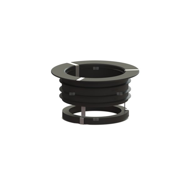 Quick Fit do wpustów Ecoguss, odpł. pion., z ochroną przeciwpożar., system 125