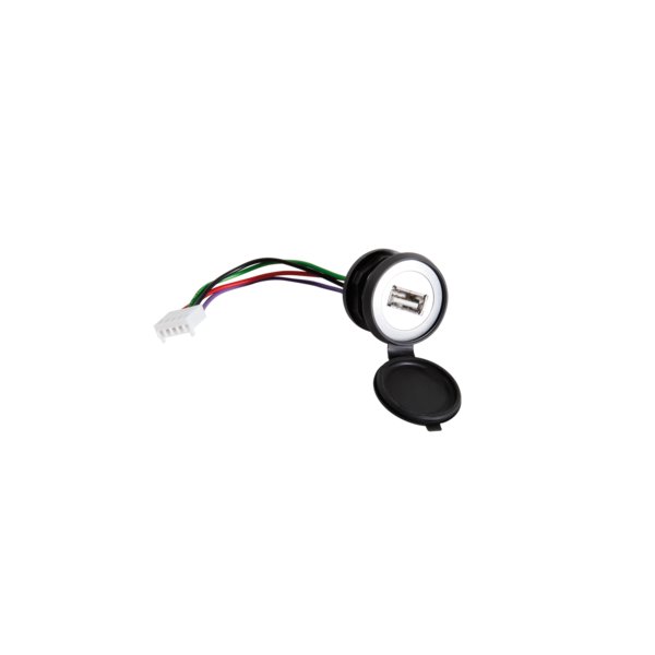 Obudowa gniazda USB, pasuje do urzadzeń sterowniczych Comfort Mono / Duo, 230 V