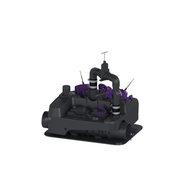 Przepompownia hybrydowa wolnostojąca Ecolift L Bypass Duo SWA SPF 1300-S3