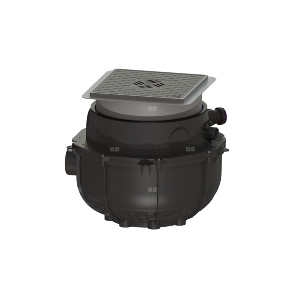 Przepompownia Aqualift M Underfloor | Mono | GTF1200 | resistant | do zabudowy z pokrywą czarną
