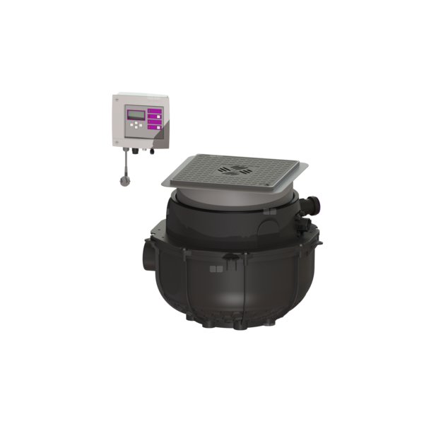 Przepompownia Aqualift M Underfloor | Mono Tronic | GTF1200 | resistant | do zabudowy z pokrywą czarną