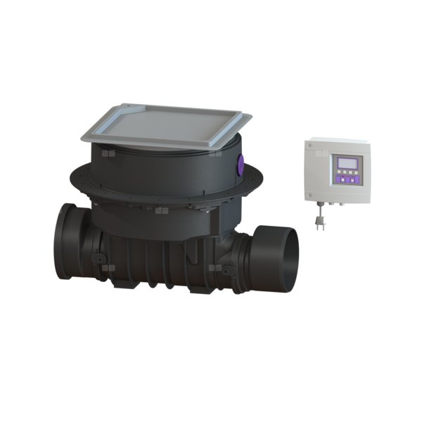 Automatyczny zawór zwrotny (zasuwa burzowa) Staufix FKA Komfort DN200 z pokrywą pod płytki