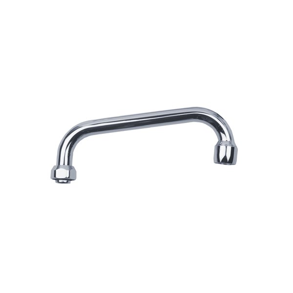 Wylewka do armatury sanitarnej typ U 16 mm M22x1,5 KFA Armatura górna, blister długość 220 mm mosiądz chrom