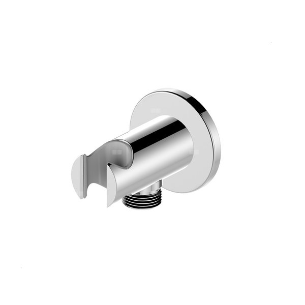 Przyłącze podtynkowe okrągłe z uchwytem rączki natrysku new, chrom