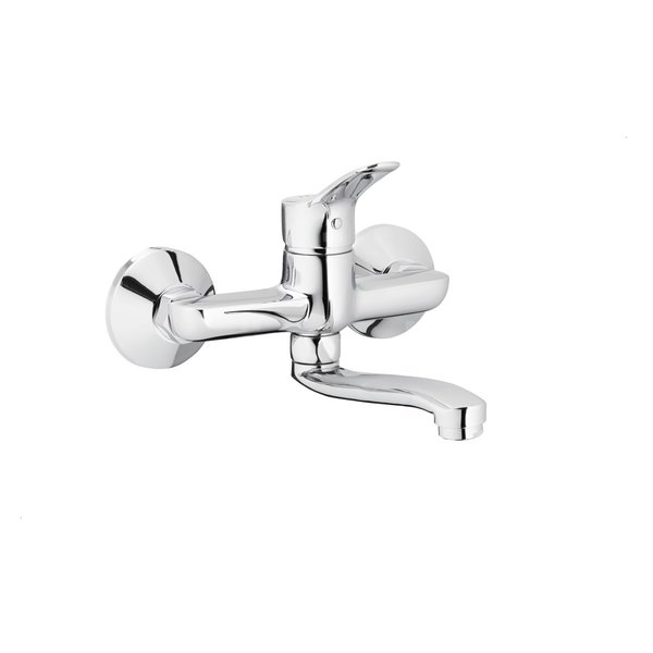 MORRIS BATERIA UMYWALKOWA ŚCIENNA, WYLEWKA 150 MM, CHROM