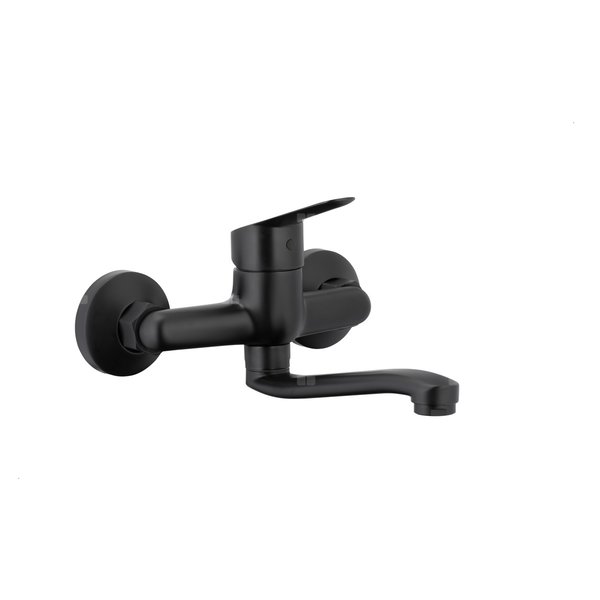 Bateria SPARC umywalkowa, ścienna, black