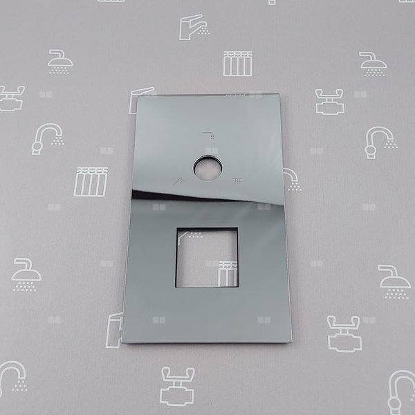 Rozeta z uszczelkami do zestawu podtynkowego LOGON CHROM