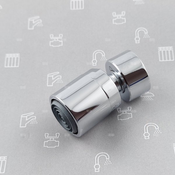 Przegubowa końcówka wylotu z napowietrzaczem do baterii bidetowej MOZA CHROM