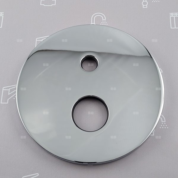 Rozeta okrągła do baterii TANZANIT podtynkowej natryskowej