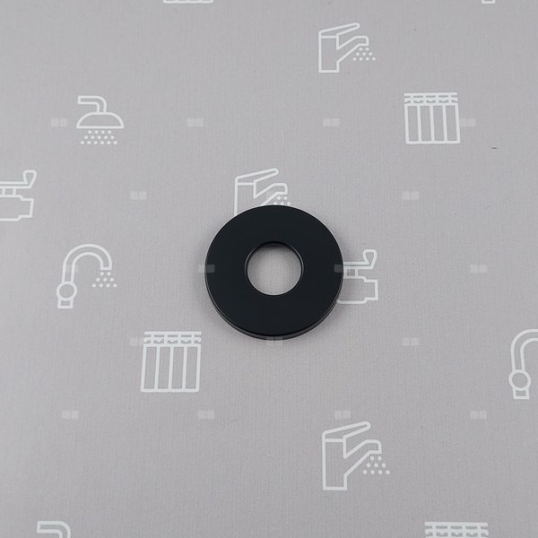 Rozeta uchwytu rączki natrysku do zestawu podtynkowego MOZA BLACK