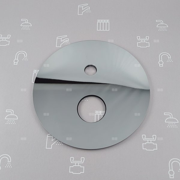 Rozeta z uszczelkami do zestawu podtynkowego MOZA CHROM