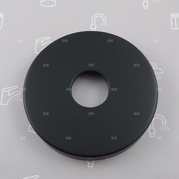 Rozeta z uszczelką  do baterii wannowej wolnostojącej MOZA BLACK