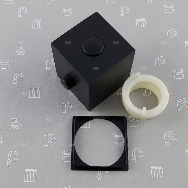 Uchwyt regulacji temperatury wody do baterii natryskowej termostatycznej LOGON BLACK