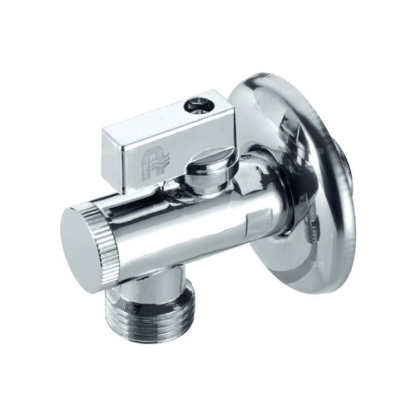 Zawór kulowy KFA Armatura mosiądz, PN 20 1/2'' GW x GZ 90', uchwyt: rączka