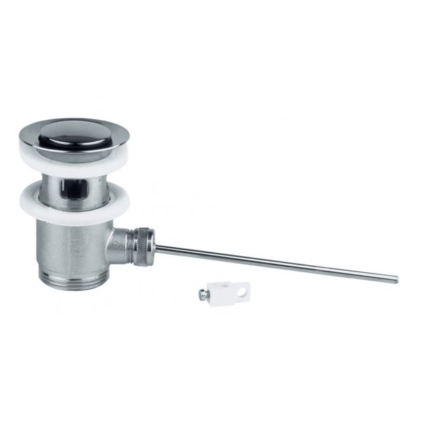 Zestaw odpływowy do umywalki KFA Armatura Klik-klak Chrom 1 1/4'', przycisk Okrągły