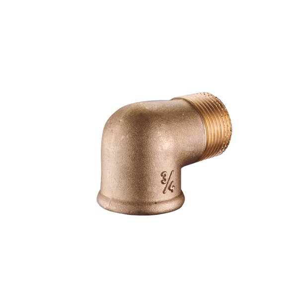 Kolano 90' KFA Armatura, mosiądz, 3/4'' (GW x GZ)