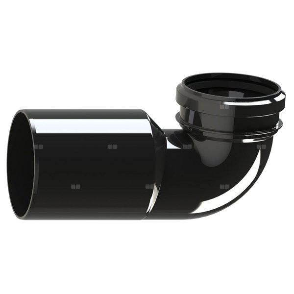 ZPW Kolano DN90/110 Czarne z uszczelką