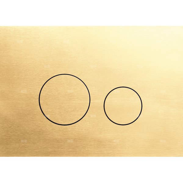 PPZ Płytka przycisków stal szczot. jasny złoty M11 FORTIS GRANDE ORBIS