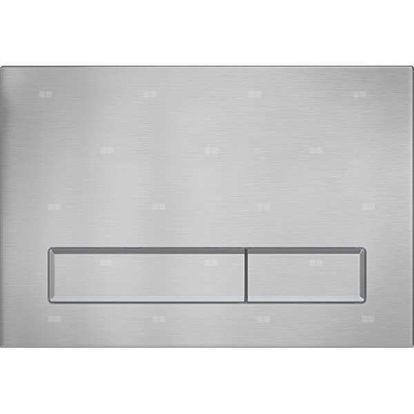 Przycisk spłukujący do stelaża (Mechaniczny) KK-POL M08 tworzywo, kolor chrom szczotkowany