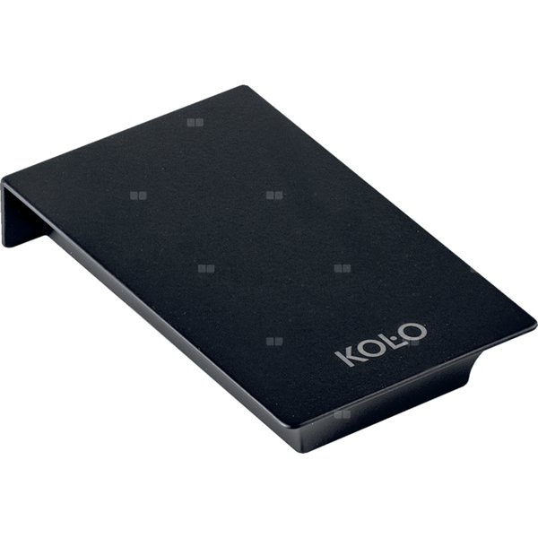 Uchwyt Koło Twins do szafki pod umywalkę, z logo: Czarny