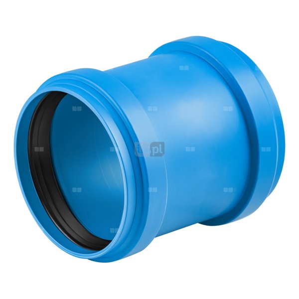 Mufa przesuwna MAGNAPLAST Ultra dB UDBU, PP-m (niebieski), DN 110 (ww x ww), do kanalizacji