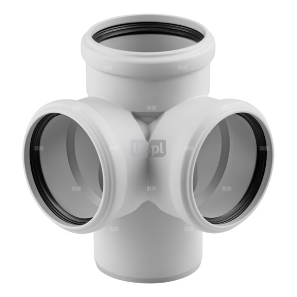 Czwórnik kątowy 87 st. (dBED) 110/110/110