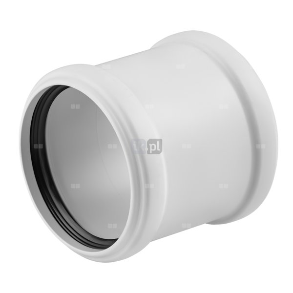 Mufa MAGNAPLAST SKOLAN safe dBU, PP (biały), DN 110 (ww x ww), do kanalizacji
