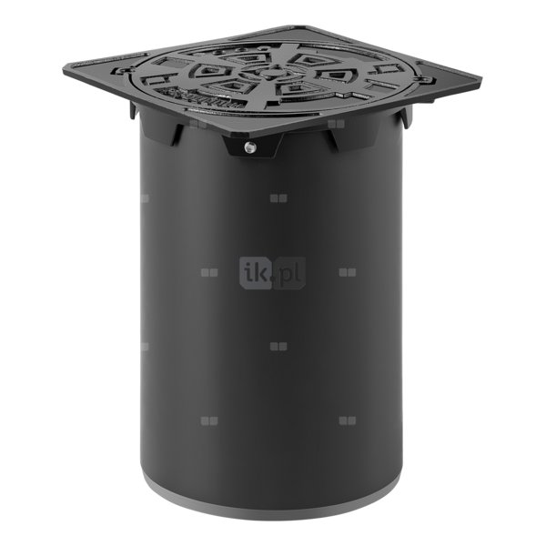 Studzienka teleskopowa MAGNAPLAST A15 maksymalne obciążenie 1.5 t, pokrywa kwadratowa, pełna