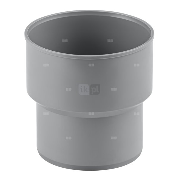 Złączka do rur metalowych MAGNAPLAST HT PLUS HTUG, PP (szary), DN 75 (ww x ww), do kanalizacji