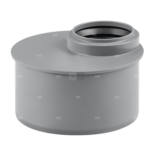 Złącze krótkie MAGNAPLAST HT PLUS HTR redukcja, PP (szary), DN 110 x DN 50 (ww x wz), do kanalizacji