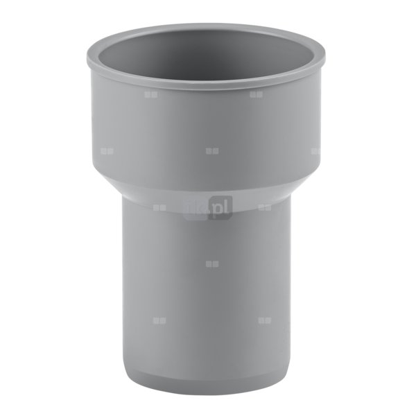 Złączka do rur metalowych MAGNAPLAST HT PLUS HTS, PP (szary), DN 50 x DN 40 (ww x ww), do kanalizacji