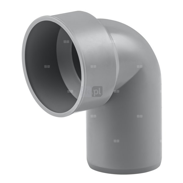 Kolano MAGNAPLAST HT PLUS HTSW, PP (szary), DN 40 (wz x ww), do kanalizacji