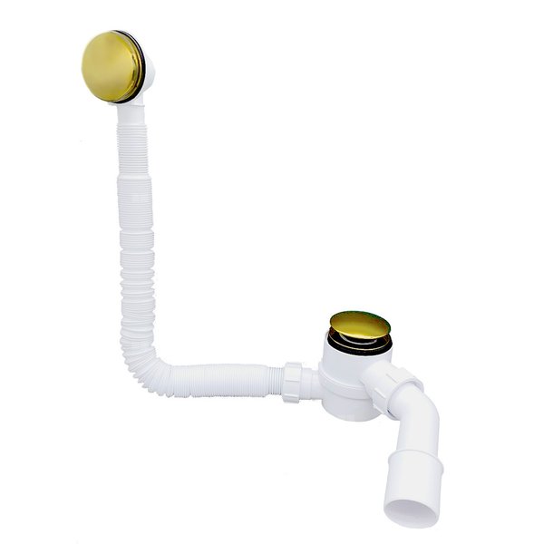 Syfon wanna/brodzik click-clack mosiądz "Złoty"