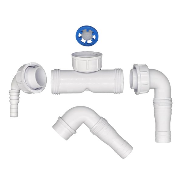 Końcówka-kolanko podłączenia do pralki lub zmywarki