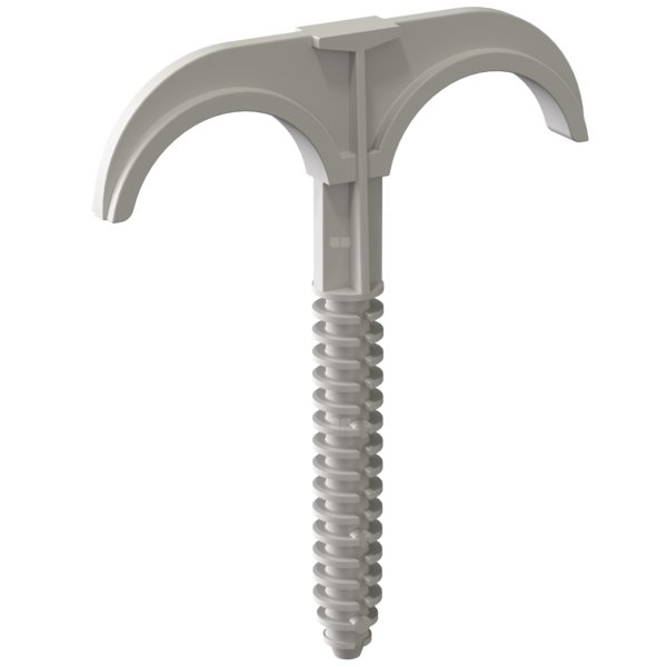 Hak podłogowy podwójny DH 100mm DH100