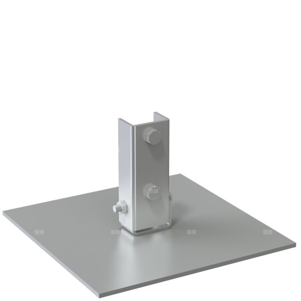 Podpora dachowa regul. PDRZ profilu szer. 50mm 450 OGPDRZMB450