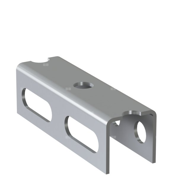 Szyna montażowa NICZUK SZU, gr. 2 mm, dł. 2000 mm, stal nierdzewna (ocynk galwaniczny)