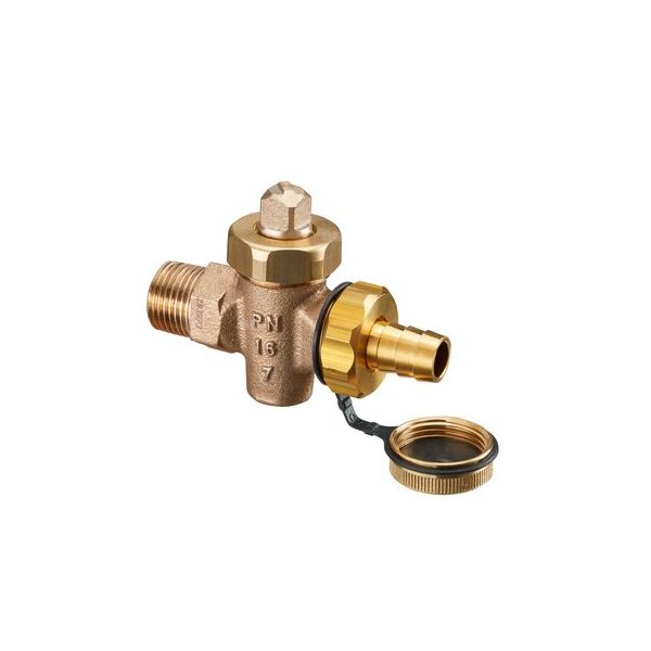 Zawór KFE-model rynkowy, DN 15, R 1/2GZ, PN16, Rg5, DIN 3848