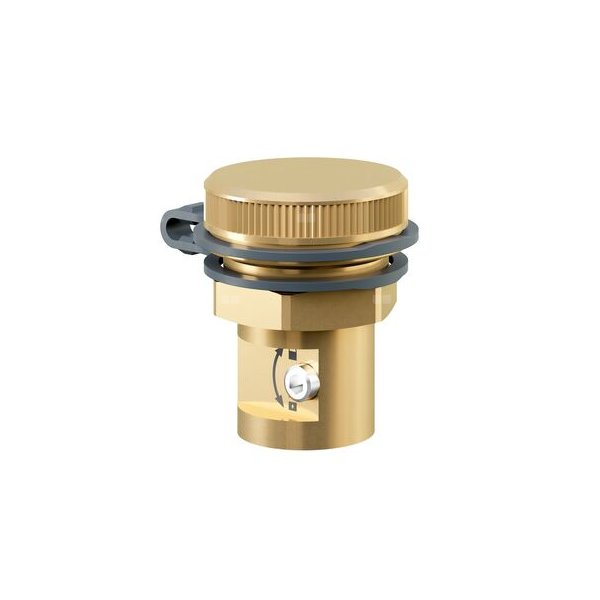 Adapter HydroPort z przyłączem 3/4" do spuszczania wody, odpowietrzania, napełniania i podłączania rurki impulsowej