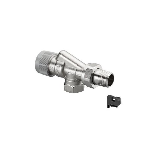 Zawór termostatyczny AQH, DN 15, osiowy, 35-420 l/min, z funkcją automatycznego równoważenia i sitkiem filtrującym